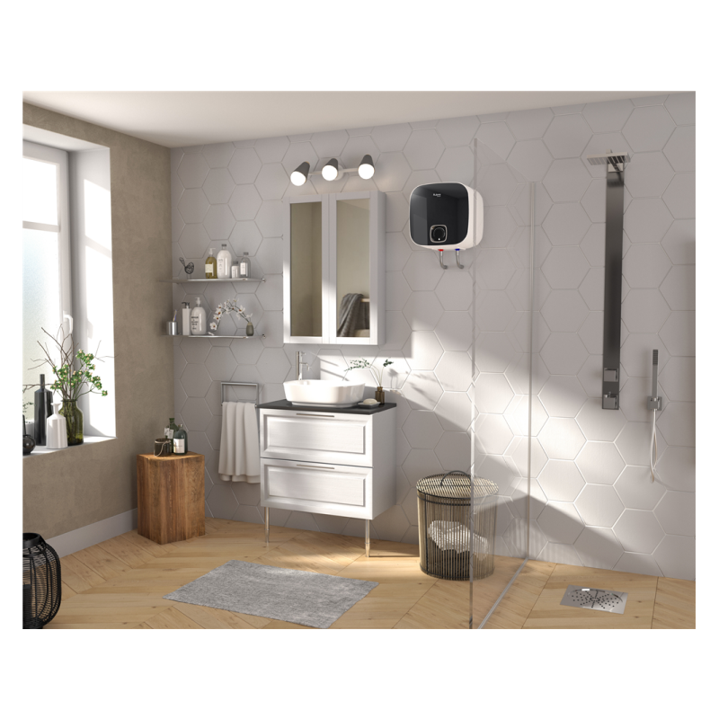 Rubine RA 30B SIN2.5 Paris 30L Above-sink Storage Water Heater (Black)