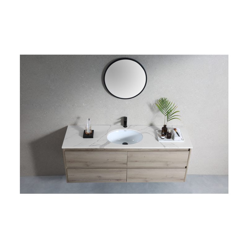 Rubine NUE R46 Undermount Oval Ceramic Basin