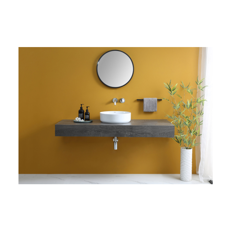 Rubine SPIN 44 Countertop Round Ceramic Basin