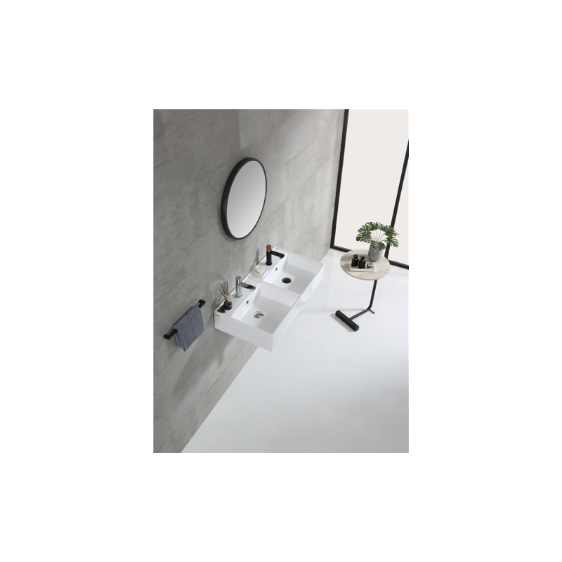 Rubine VENTO D82M Wall-Hung / Countertop Ceramic Basin
