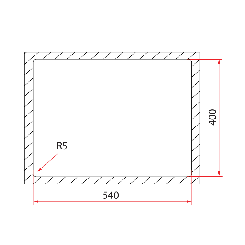 Rubine 1 Bowl Undermount Granite Kitchen Sink MEQ 810-58U PB