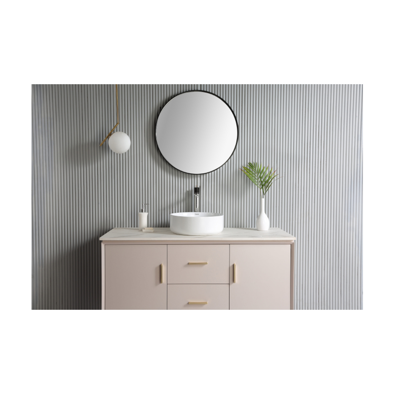 Rubine SPIN 36 Countertop Round Ceramic Basin