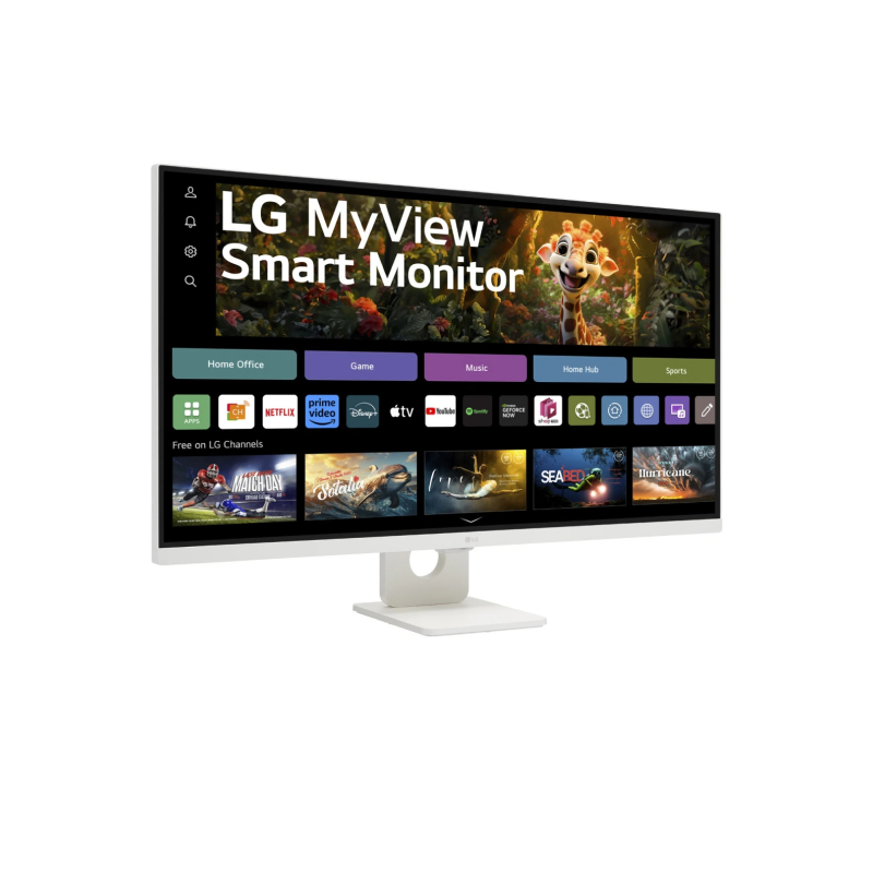 LG 32SR73U-W MyView Smart Monitor 32” 4K UHD VA with webOS