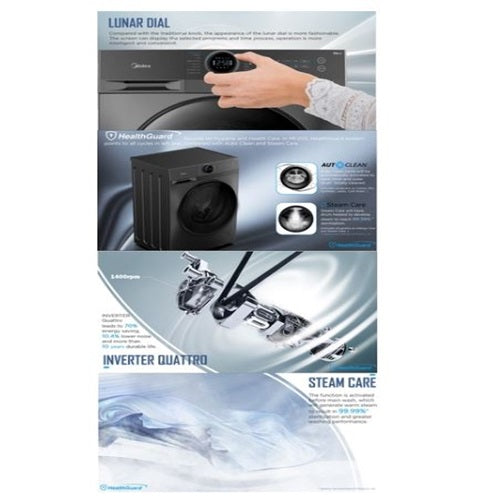 Midea MF200D85B Combo Washer Dryer (8.5/6KG)