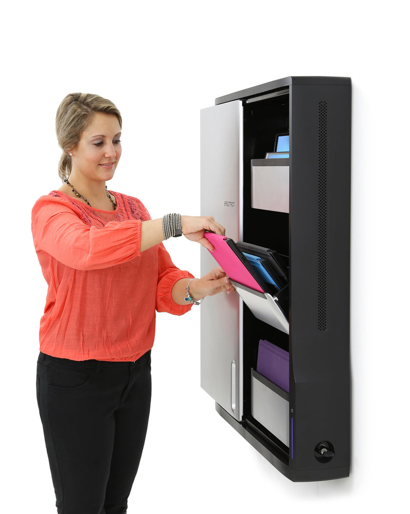 Ergotron Zip12 Charging Wall Cabinet DM12-1006-3