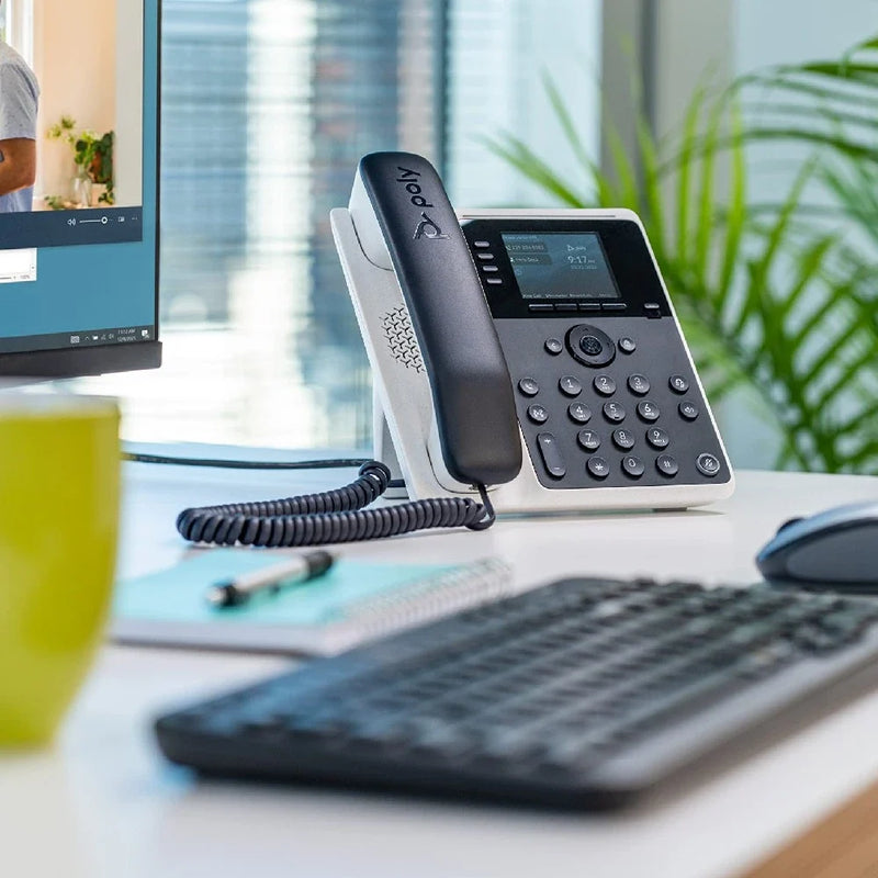 HP Poly Edge E220 Desktop Business IP Phone