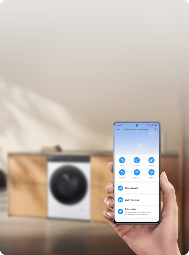Xiaomi Mijia Front Load Washer Dryer 9kg White WD090MJA08SG