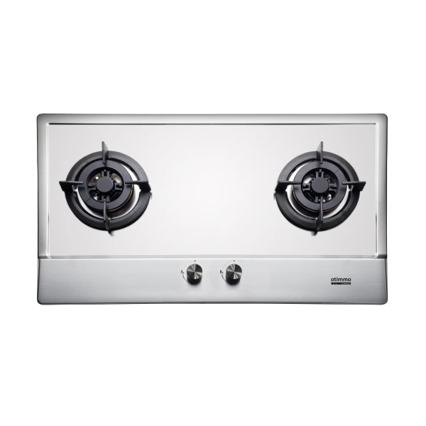 EuropAce ECH9208EBK 90cm 2000m3/h T-Shaped Chimney Hood + EuropAce EBH3280E LPG/TG 80cm Built-In Stainless Steel Gas Hob (2burner)