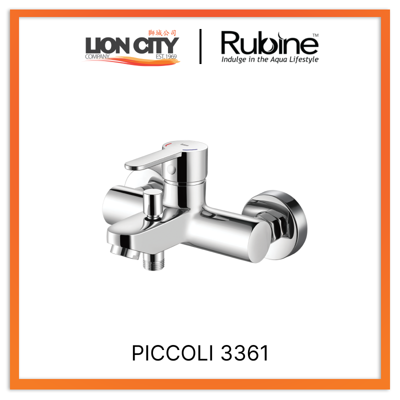 Rubine Bath Mixer Piccoli 3361