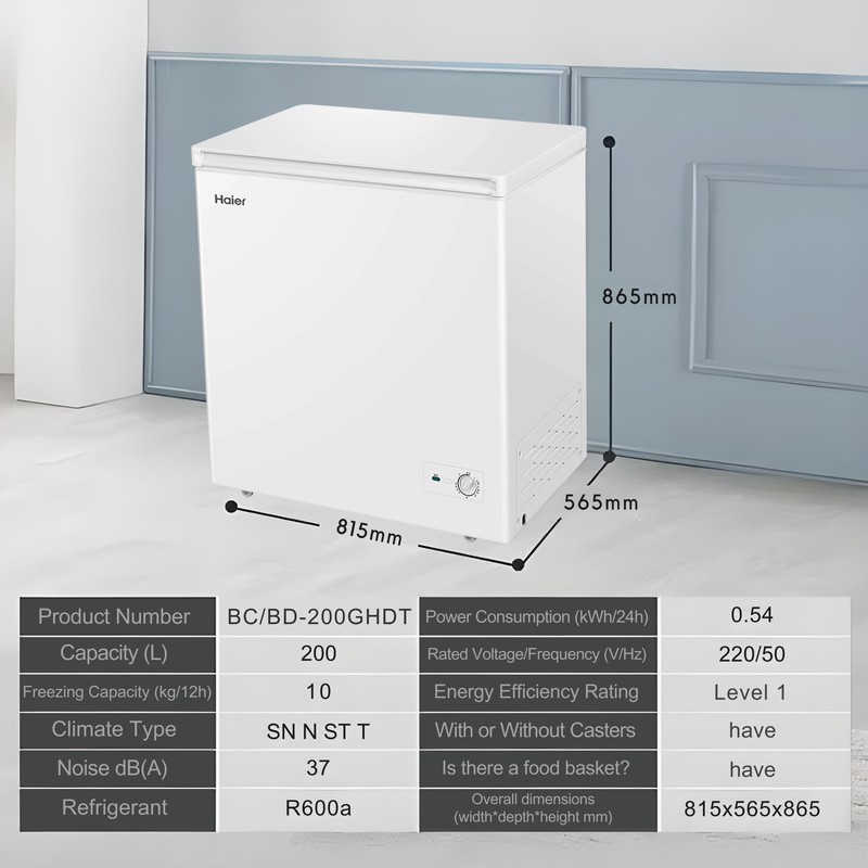 Haier Single Temperature Frost Reduction Chest Freezer 1Yr Warranty Commercial Use