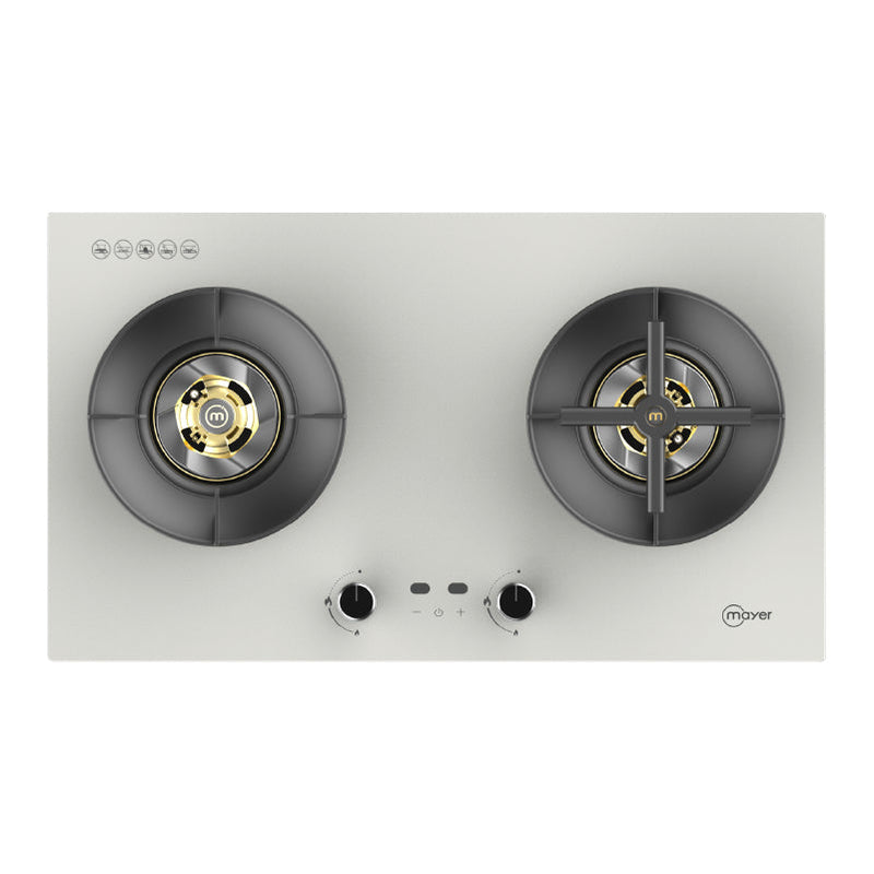 Mayer 78cm 2 Burners Glass Gas Hob MMGH278HI