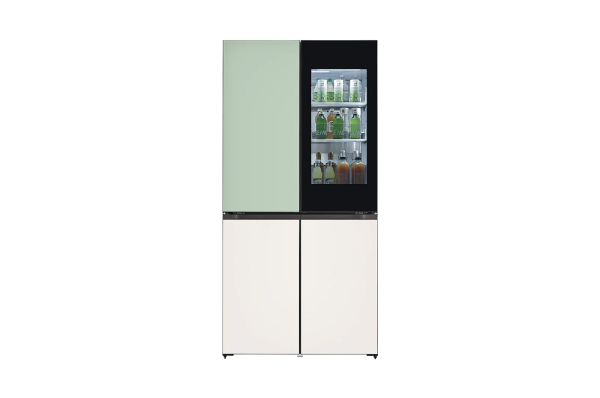 LG GF-Q5143GE 527L Smart Inverter Compressor Refrigerator in Mint Beige Glass