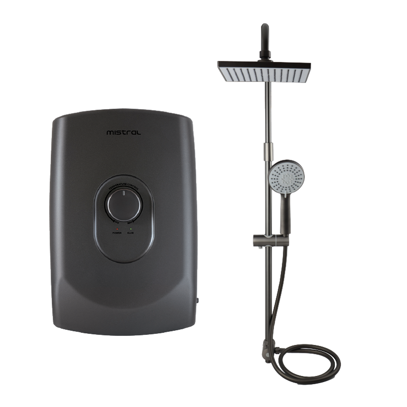 Mistral Instant Shower Heater with Rain Shower MSH99
