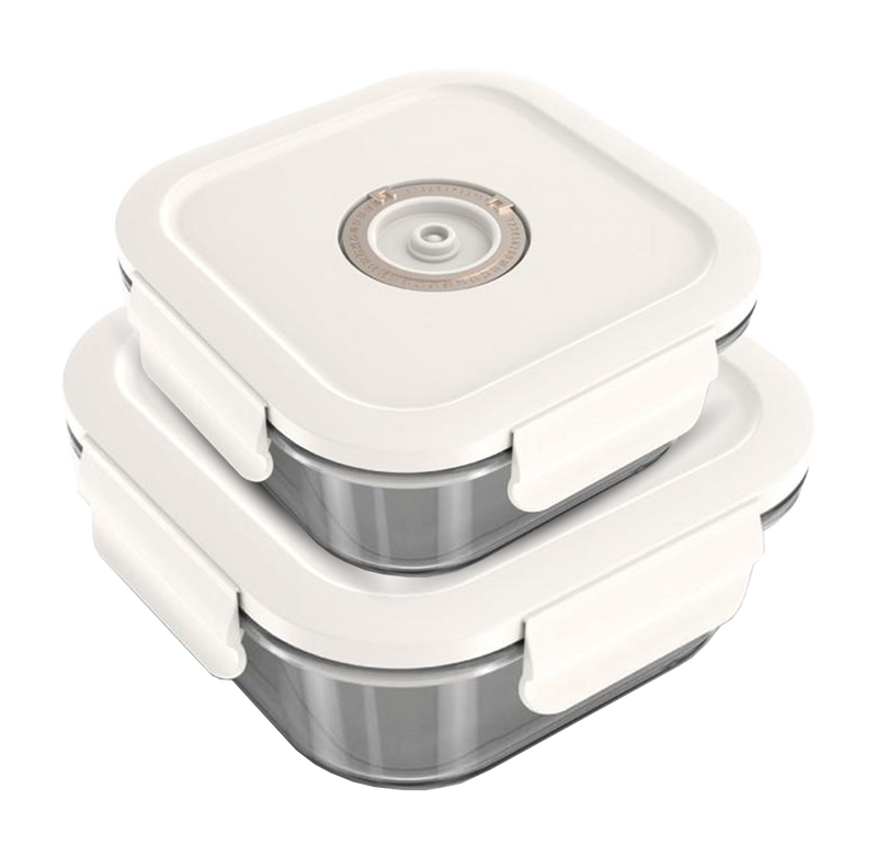 Mayer Glass Vacuum Food Container Set AHMMGWP3VCOWMY