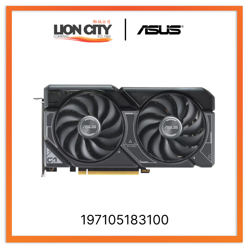 Asus DUAL-RTX4060TI-O8G 197105183100 Graphic Cards