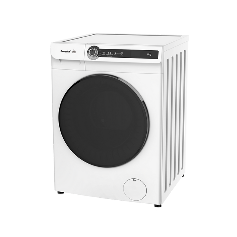 Europace EFW7801Y 3D Steam Front Load Washing Machine 8Kg + EDY8801YWH Heat Pump Dryer