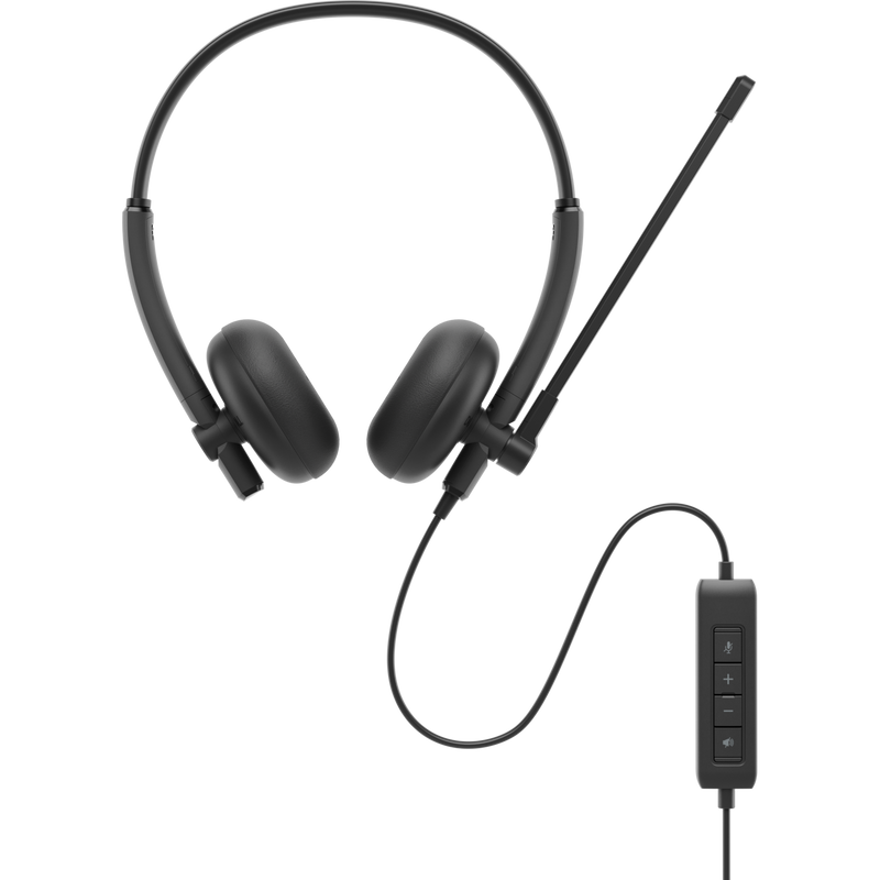 Dell WH125 Stereo Wired Headset USB-A