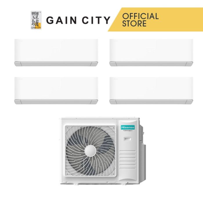 Hisense System 4 Air Conditioner 4x9000 BTU