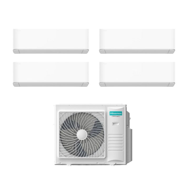Hisense System 4 Aircon 2x9000 & 2x12000 BTU