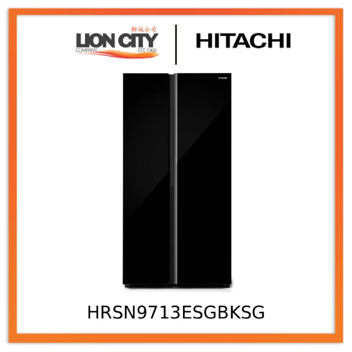 Hitachi HRSN9713ESGBKSG / HRSN9713ESGSSG 656L Side By Side Refrigerator