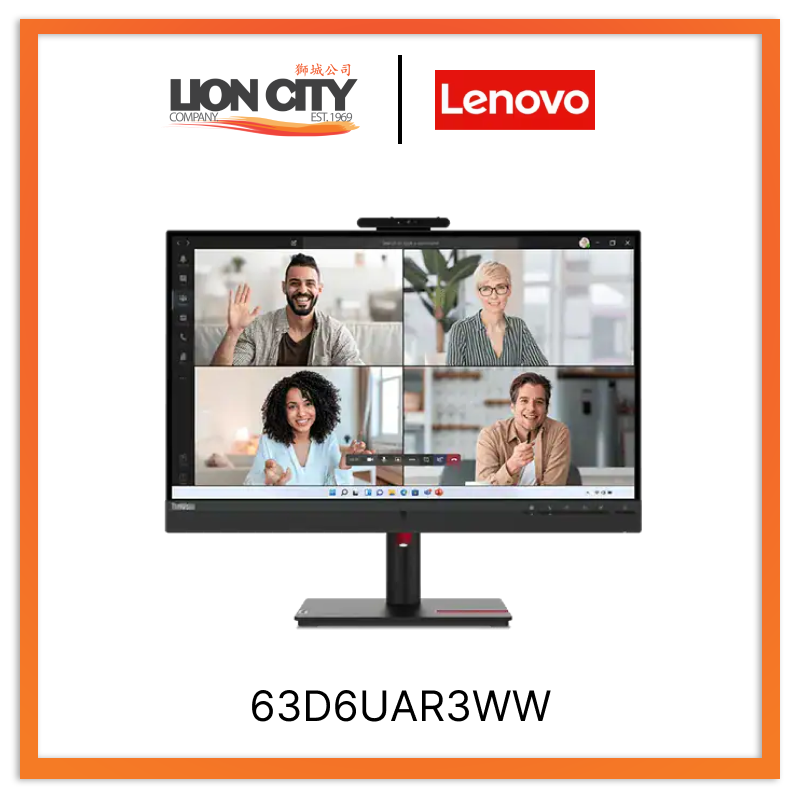 Lenovo ThinkVision T27hv-30 27" QHD VoIP USB-C Monitor 63D6UAR3WW