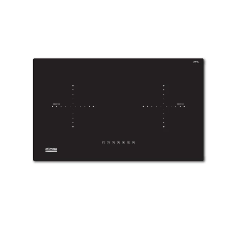 EuropAce ECH9208EBK 90cm 2000m3/h T-Shaped Chimney Hood + EIH5220V 75CM Built-in Induction Hob