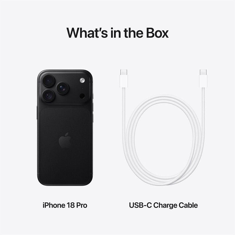 Apple iPhone 18 Pro 512GB Smartphone Black