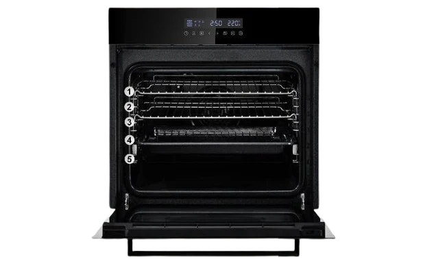 EuropAce EBO8821DBK 60cm 82L Built-In Oven (Touch Control)