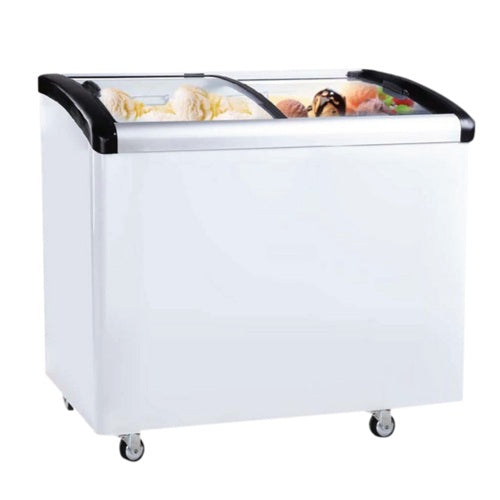 Kadeka KSF-300I Curved Glass Ice Cream Freezer