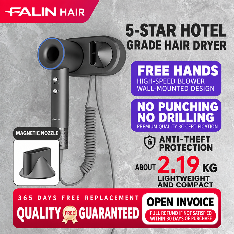 FALIN Wall Mounted Hair Dryer 1