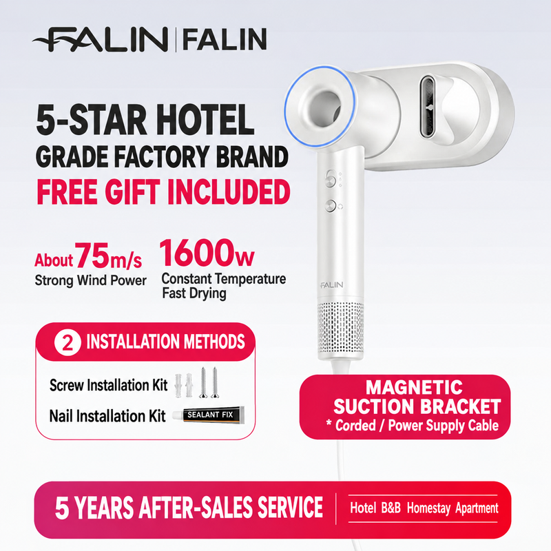 Pearl White Magnetic Dual Bracket with Straight Cord