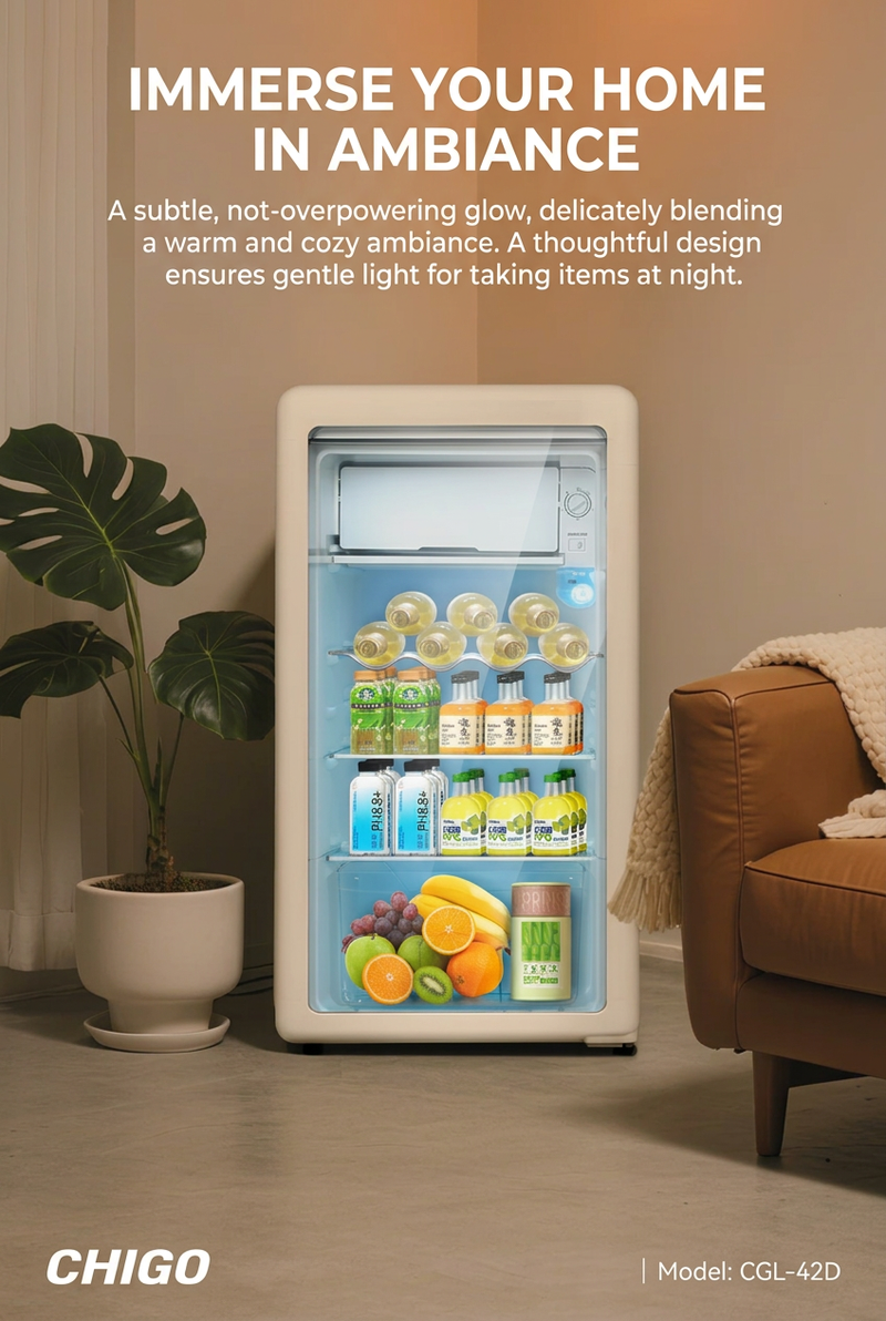 Chigo Beverage Refrigerator English description banner 11