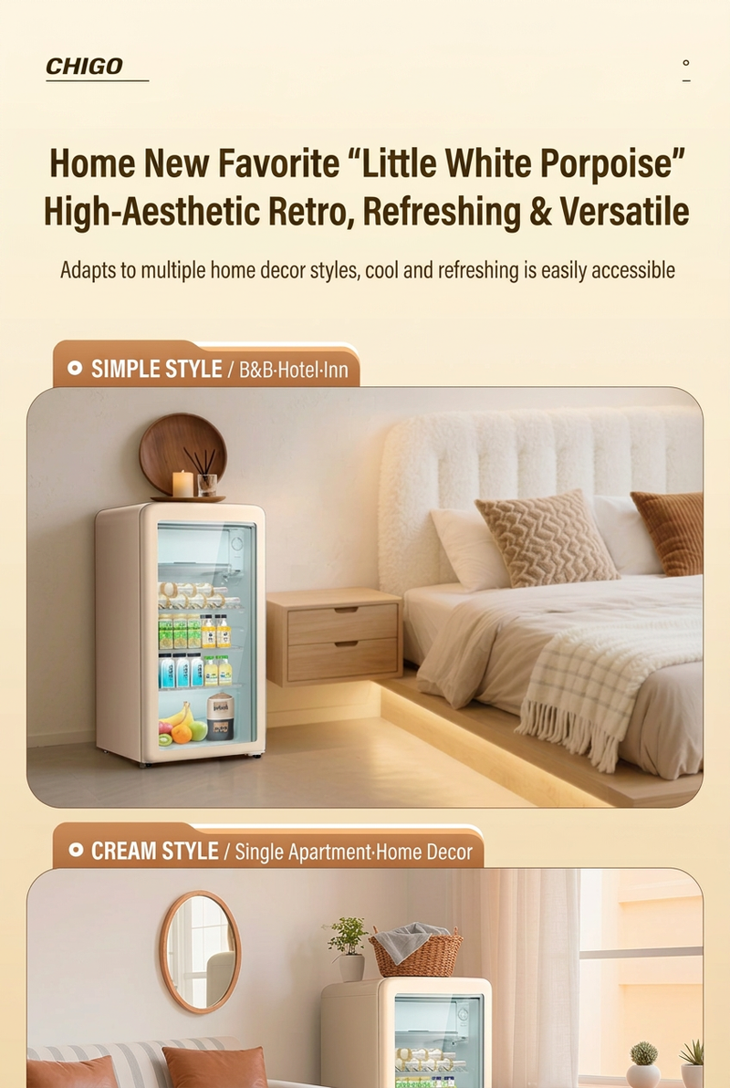 Chigo Beverage Refrigerator English description banner 07