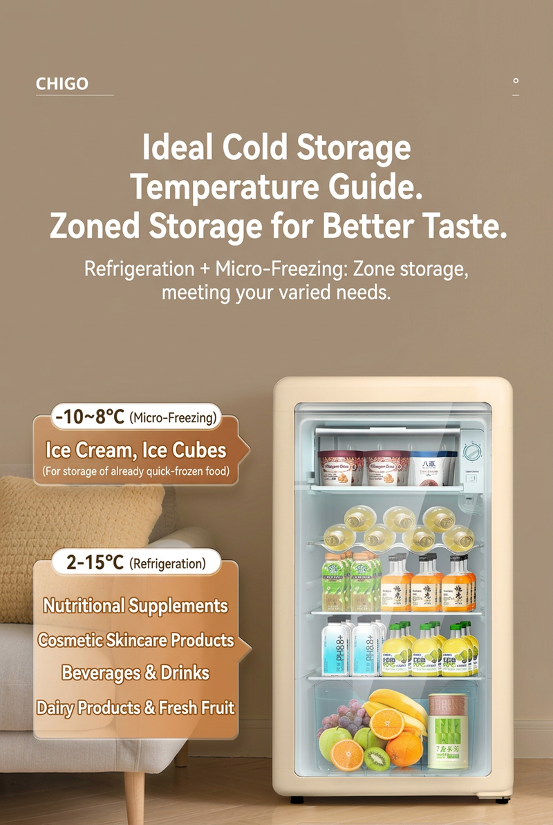 Chigo Beverage Refrigerator English description banner 14