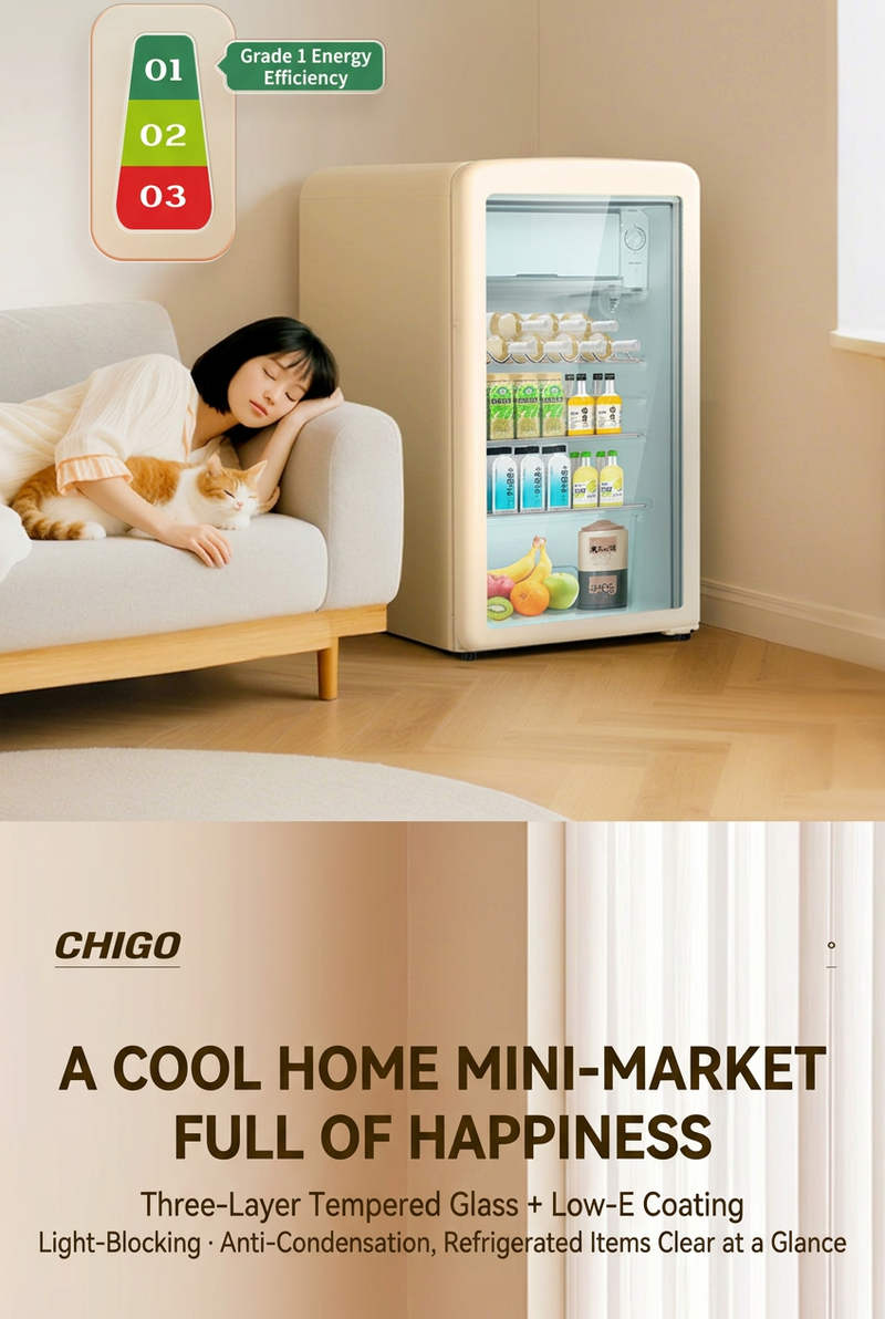 Chigo Beverage Refrigerator English description banner 09
