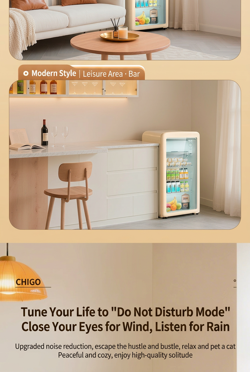 Chigo Beverage Refrigerator English description banner 08