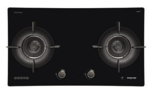Mayer MMGH892HE 86cm 2 Burner Gas Hob + MMCH407I 90cm Chimney Hood