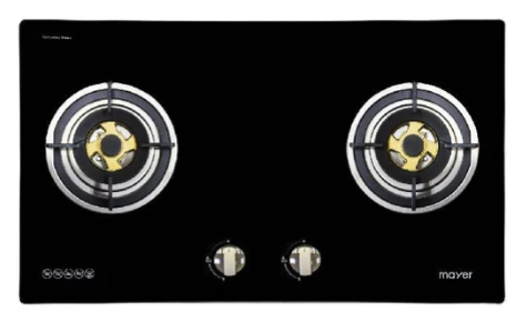 Mayer MMGH772/SS772 Built-In Gas Hob +  MMSL901SM 90 cm Slimline Hood + MMDO8R 60 cm Built-in Oven with Smoke Ventilation
