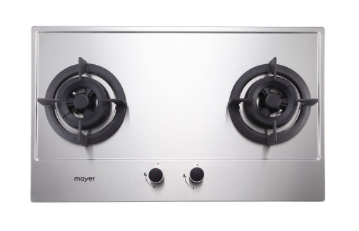 Mayer MMGH882/SS882 Built-In Gas Hob 2 Burners + MMSI900LEDHS 90cm Semi-integrated Slimline Hood