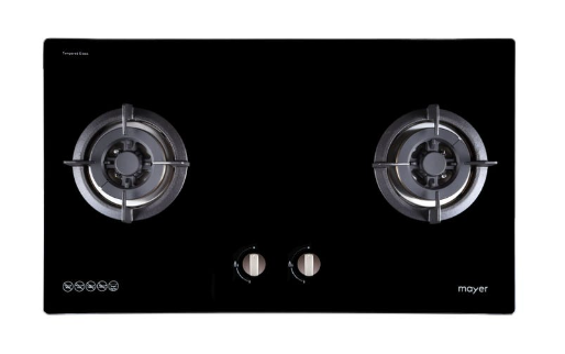 Mayer MMGH882/SS882 Built-In Gas Hob 2 Burners + MMSI900LEDHS 90cm Semi-integrated Slimline Hood