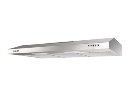 Mayer MMGH772/SS772 Built-In Gas Hob +  MMSL901SM 90 cm Slimline Hood + MMDO8R 60 cm Built-in Oven with Smoke Ventilation