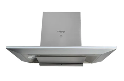 Mayer MMGH7731HI 76cm 3 Burner Glass Gas Hob + MMCH905 90cm Chimney Hood