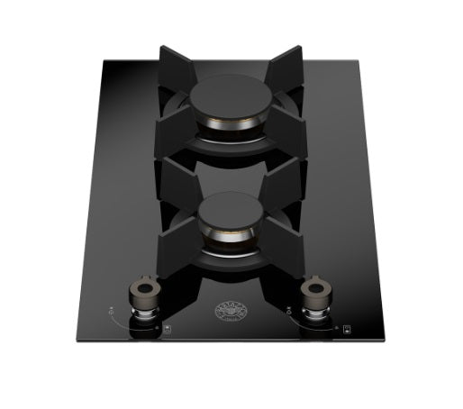 Bertazzoni P302PROGNE 30 cm Gas on Glass Hob, 2 burners