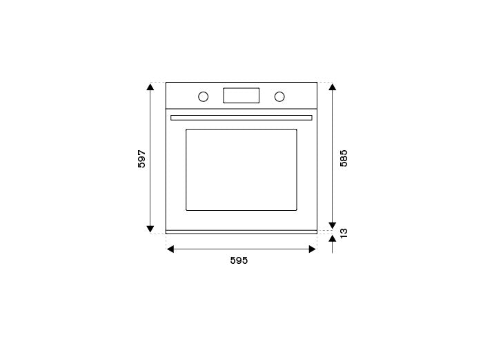 Bertazzoni F609PROESX/N 60cm Electric Built-in oven LED display