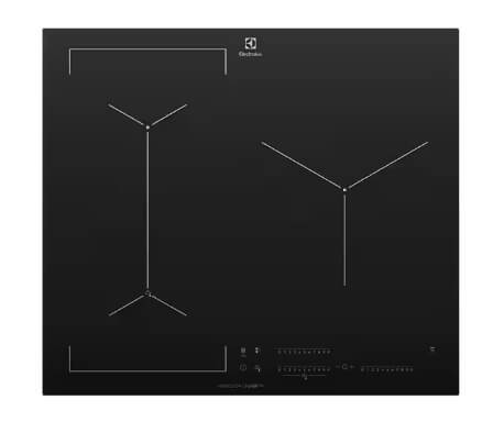 Electrolux ECP9541X 90cm UltimateTaste 300 pull-out extractor hood+Electrolux EHI635BE 60cm UltimateTaste 700 3 zone induction cooktop