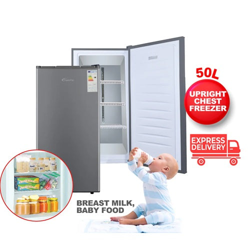 PowerPac PPFZ60 Upright Mini Freezer 60L