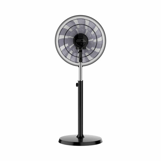 EuropAce ERC8183ESDCR 18-inch DC Circulator Stand Fan - Black