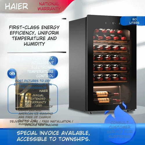 Haier JC-90WGHUD1/JC-150WGHUD1/JC-378WGHHSD1 Premium Wine Cabinet Cooling Storage