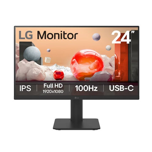 LG 24MS570B-B 24” IPS Full HD Monitor with USB-C