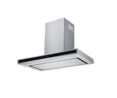 Ellane EH-2880 90cm Touch Control Stainless Steel Chimney Hood + Ellane EB-338SV 76cm 3 Burner Stainless Steel
